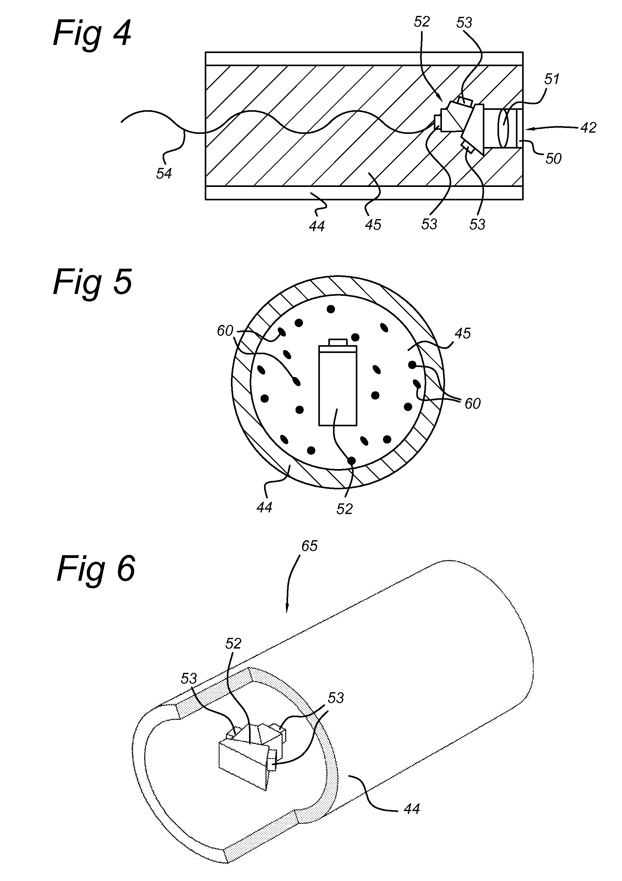 Method and device for detecting fluorescence radiation