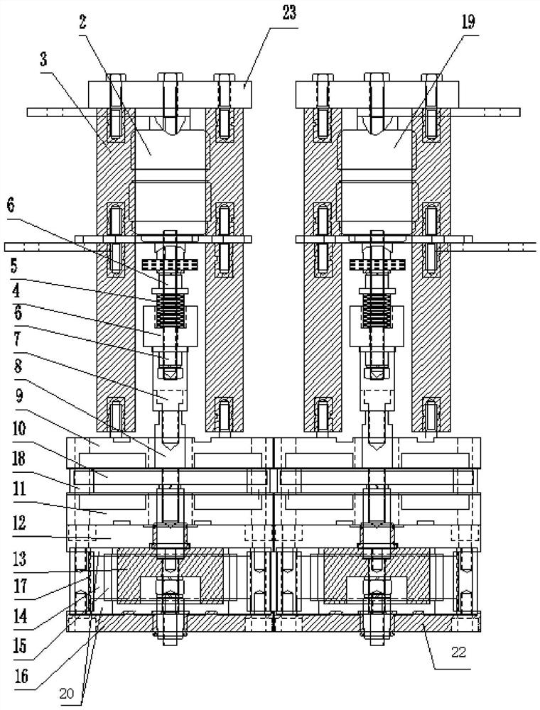 Low-voltage dual-mechanism dual-power high-speed switch switching device