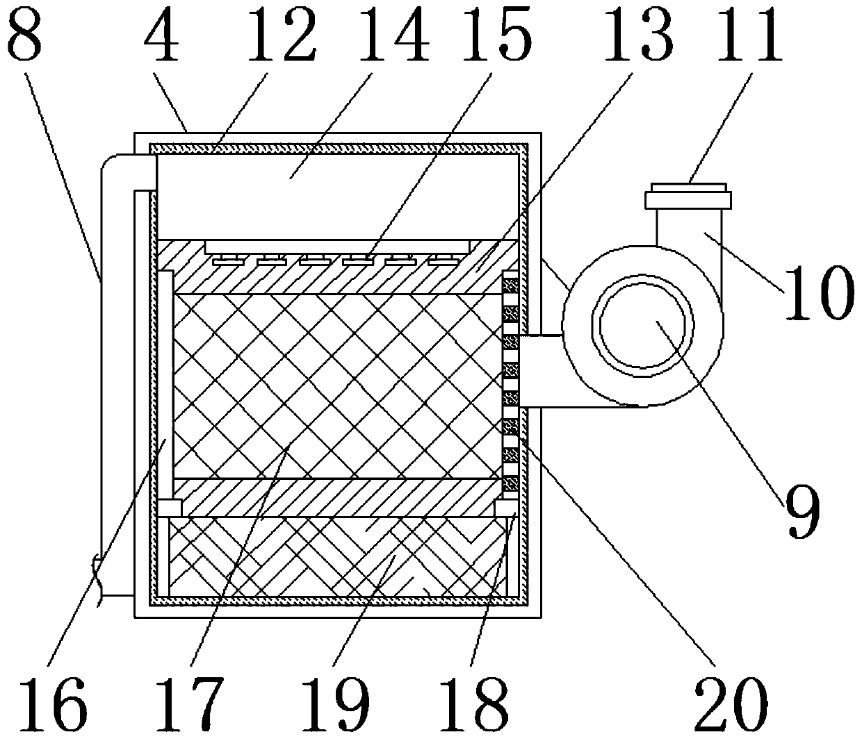 Desulfurization wastewater zero-discharge treatment device and method