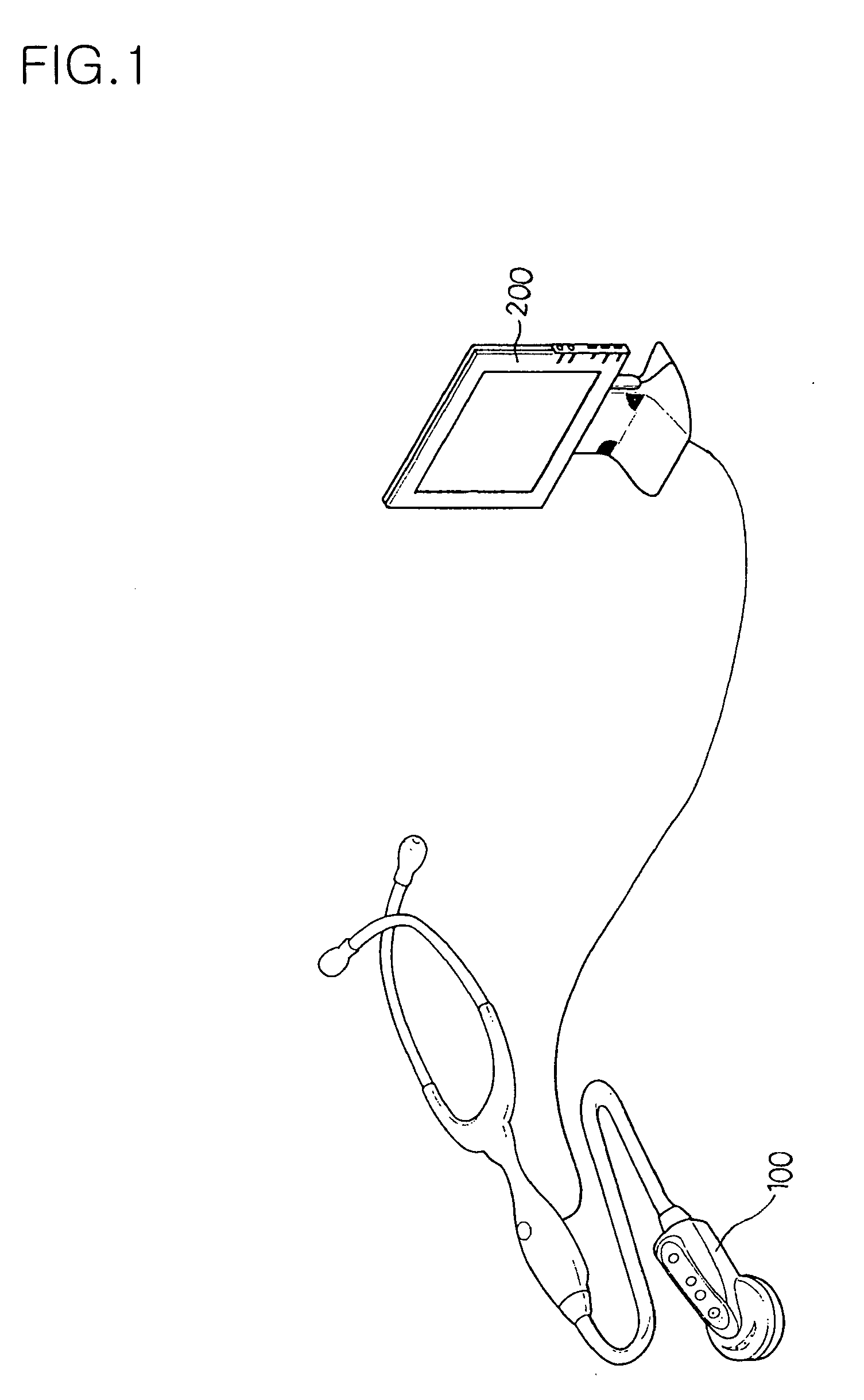 System for outputting acoustic signal from a stethoscope