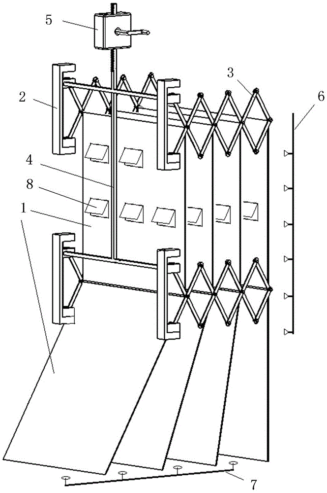 A water distribution and diversion device for an inclined tube sedimentation tank