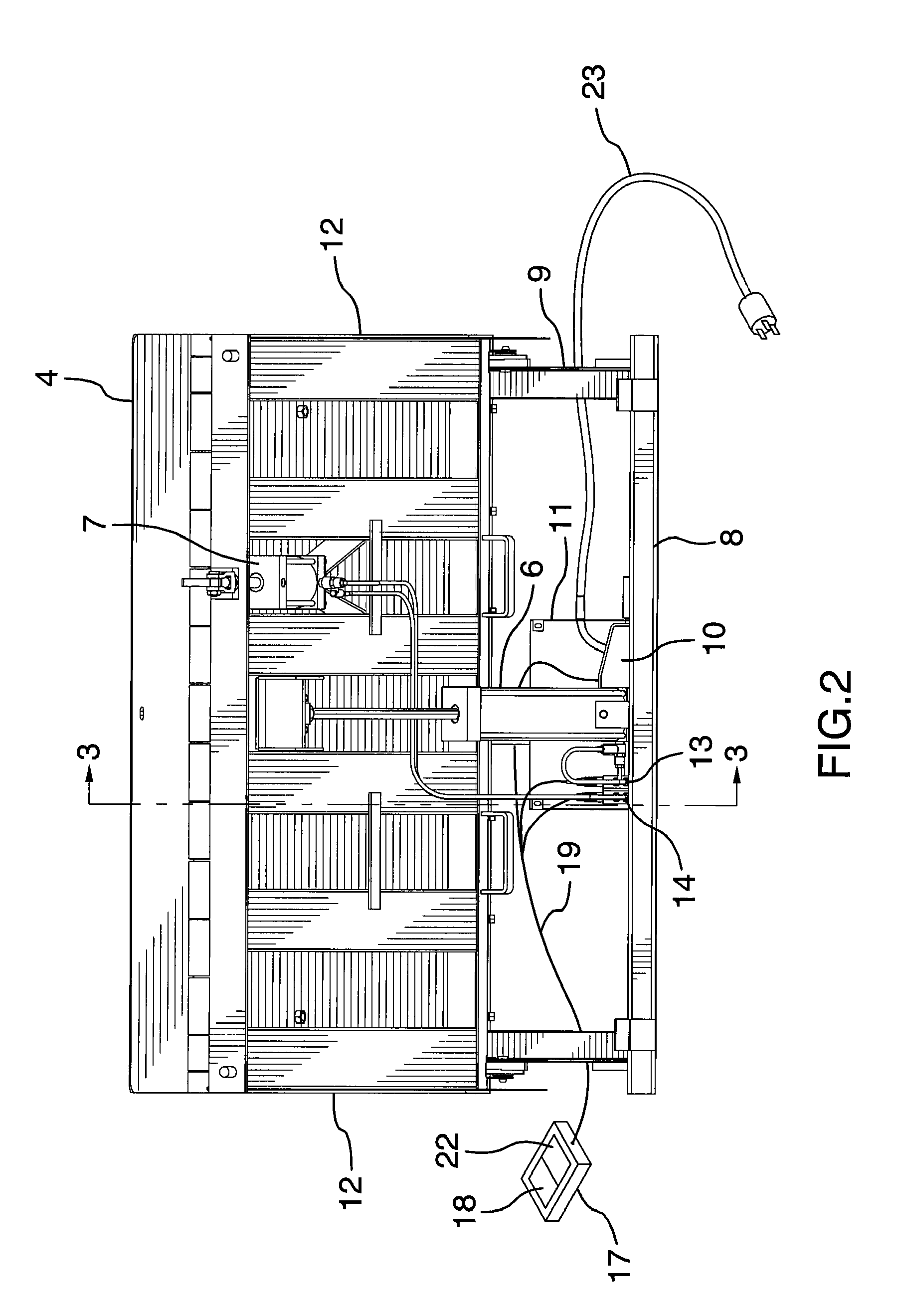 Dock leveler for loading dock with integral on-demand compressor and pneumatic actuator