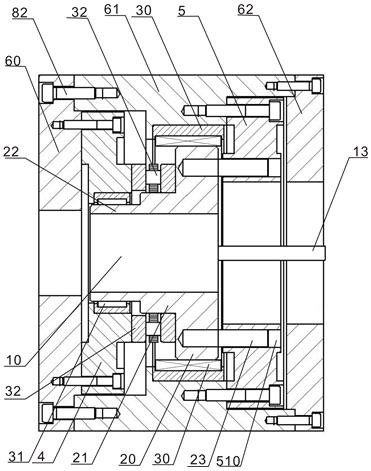 Axial force static torsion composite device