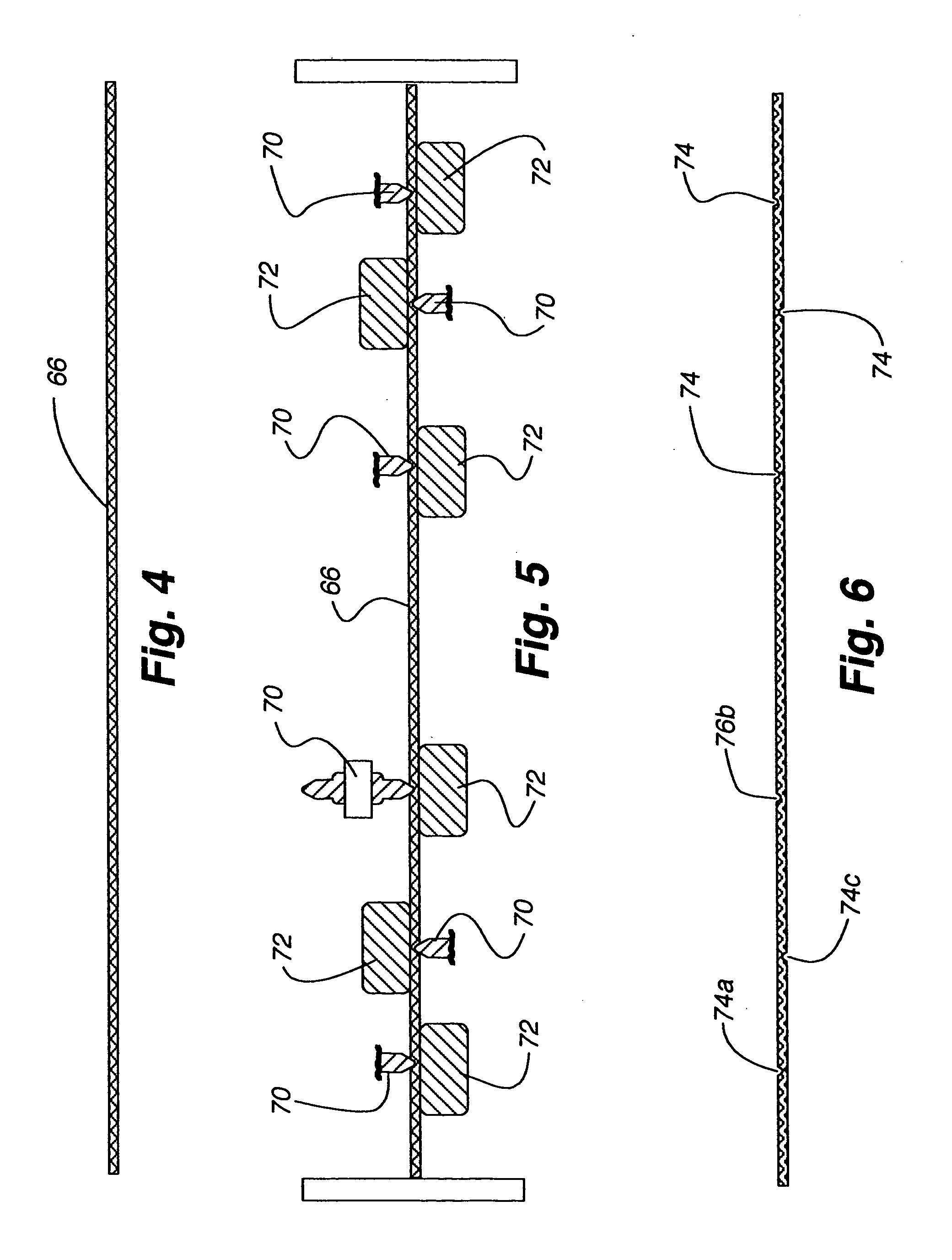 Structural panel with compressible dividers
