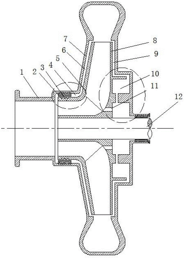 Steady-flow centrifugal pump and design method thereof