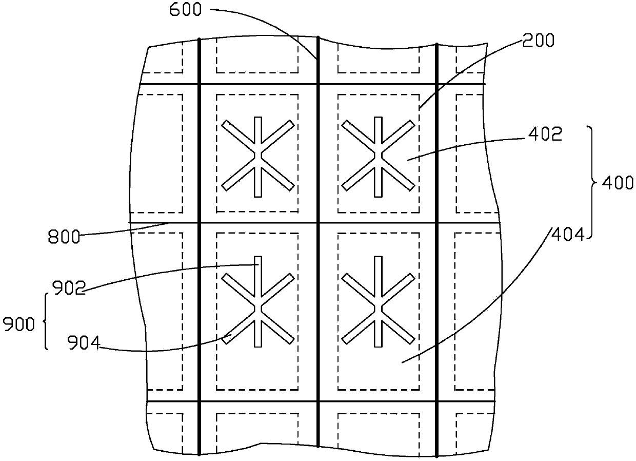 TFT array substrate structure