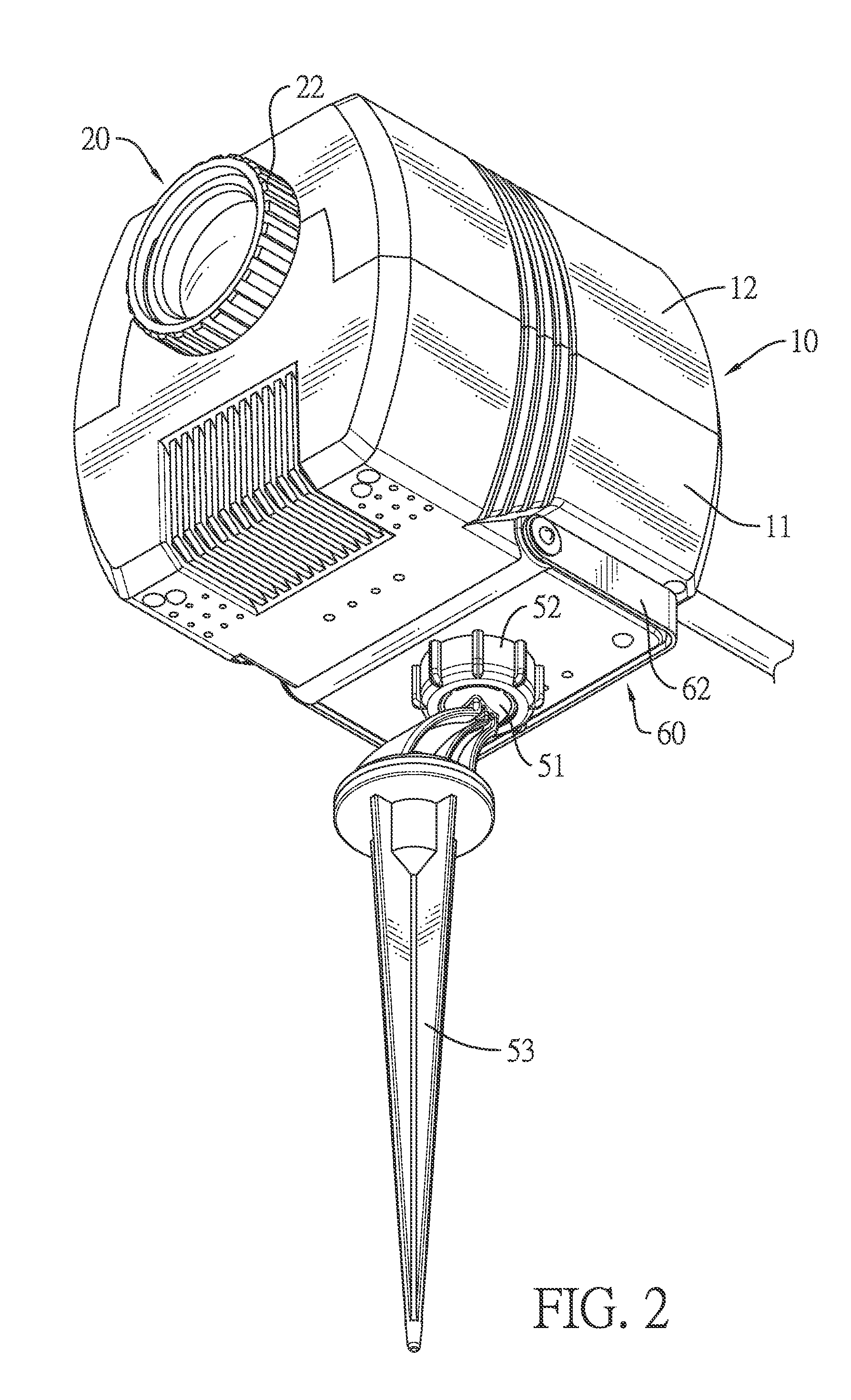 Indoor-outdoor projector