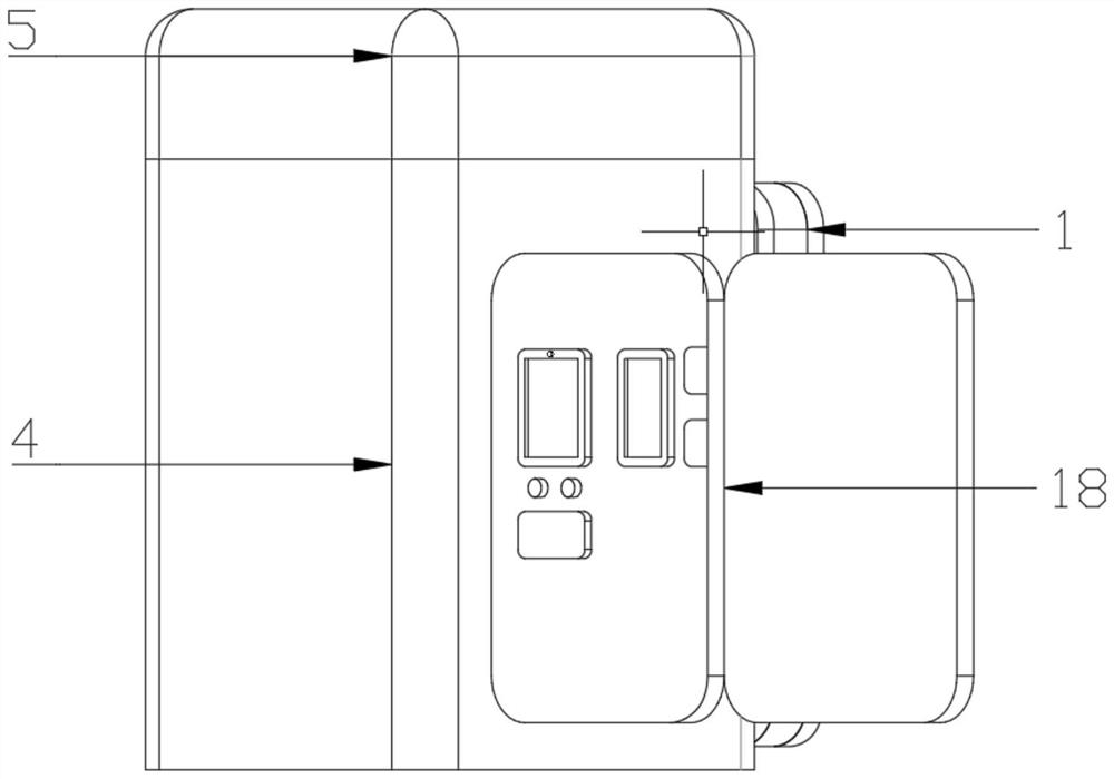 Anti-radiation multifunctional composite door