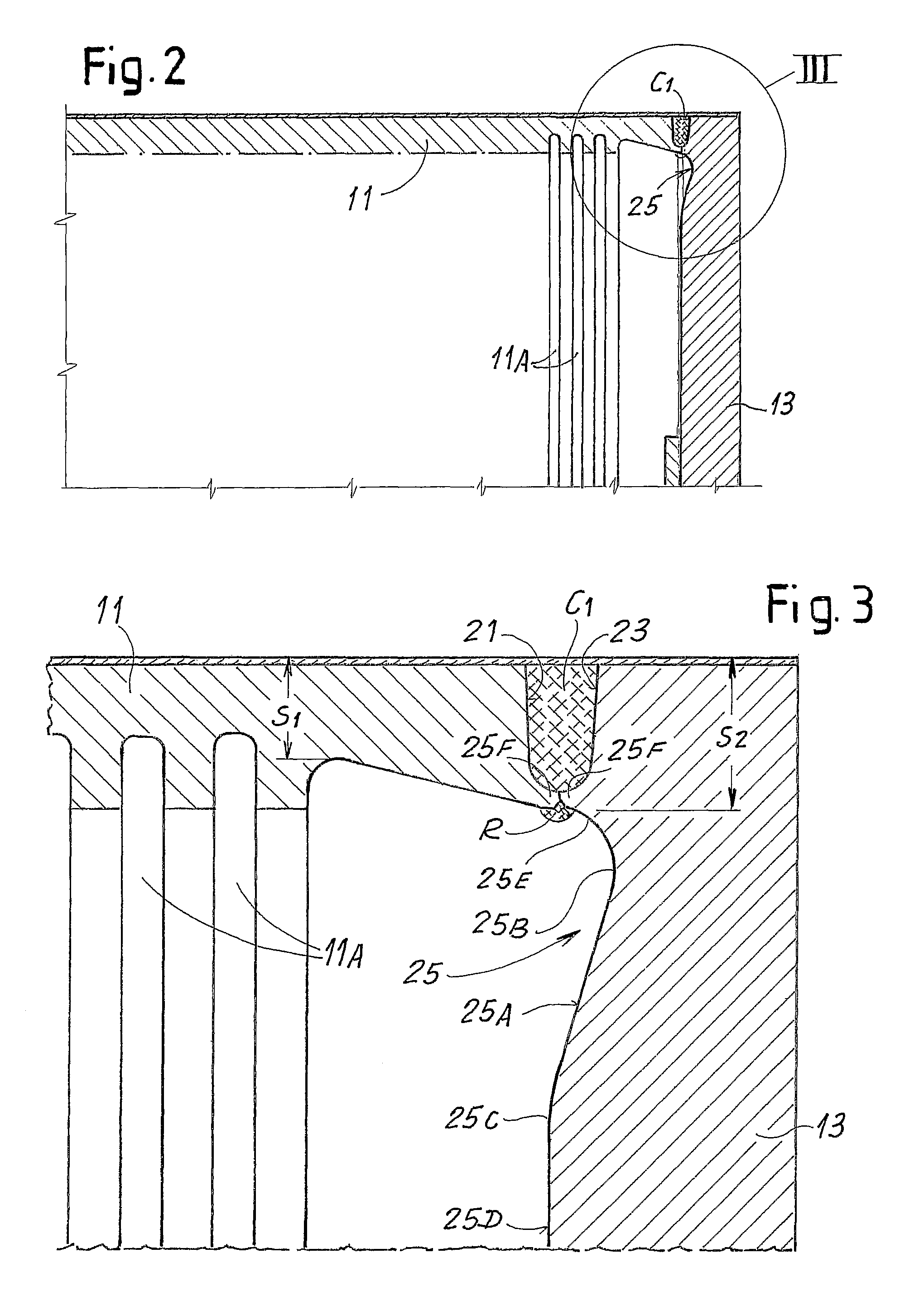 Yankee cylinder for paper producing machine