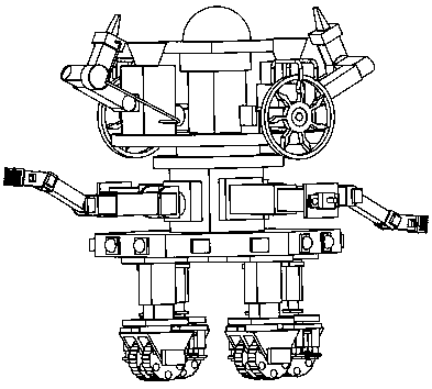 Machine room fault detection alarm robot