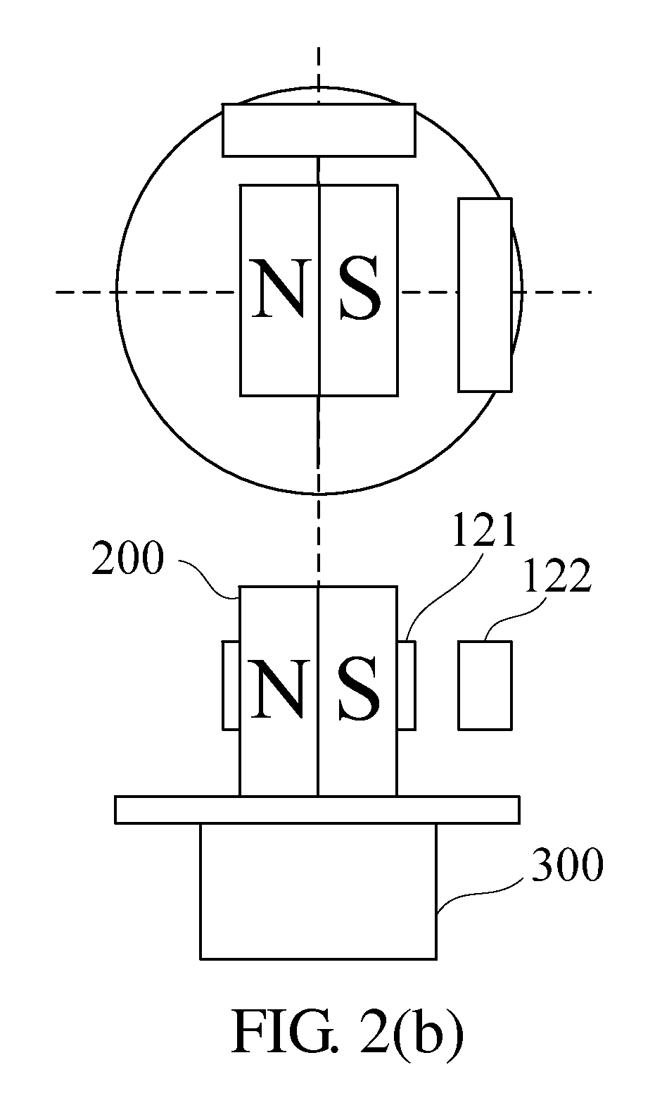 Non-contact adjustable hysteretic magnetic encoder