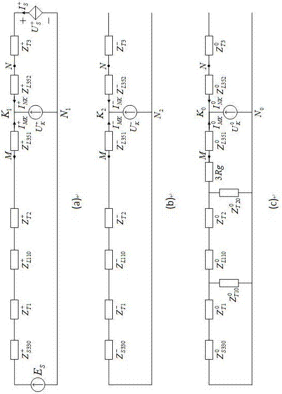 Photovoltaic power station grid-connected fault model and analysis method of neutral point grounding through resistance