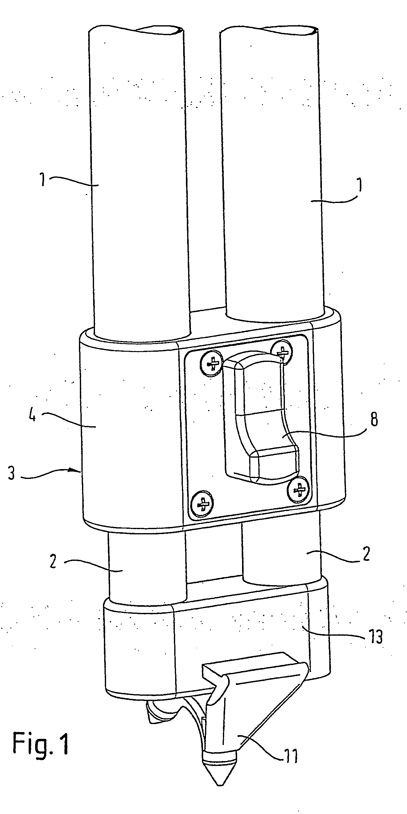 Multiple telescoping tube comprising a load-controlled locking device