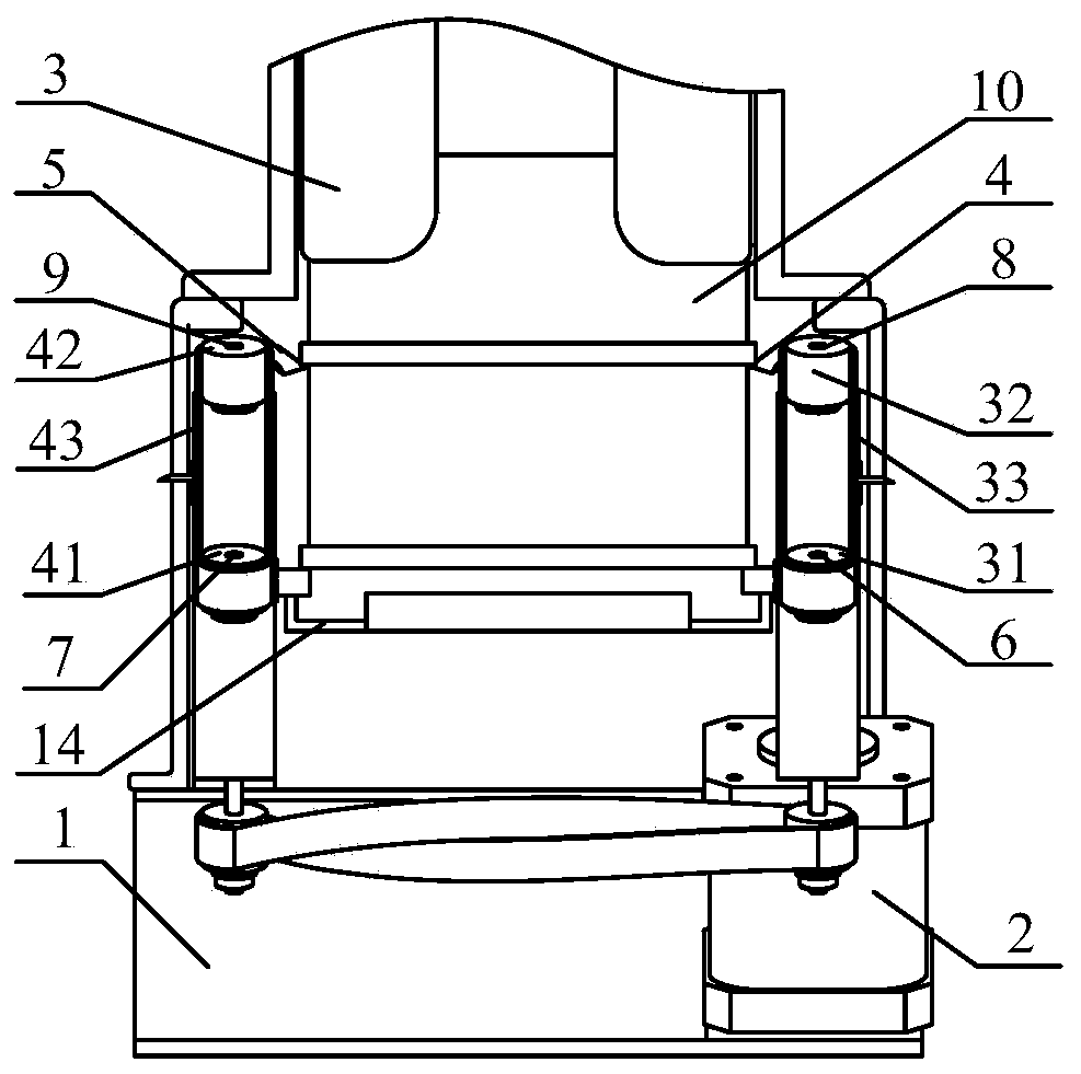 Intensively stacked orifice plate vertical face inclined axis driving input and output device of distribution instrument