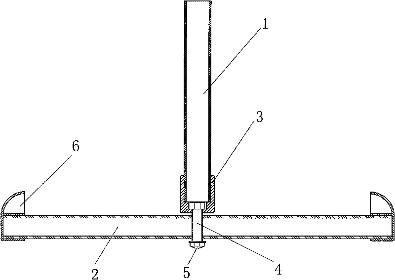 Special single-rod hanger for cable tray