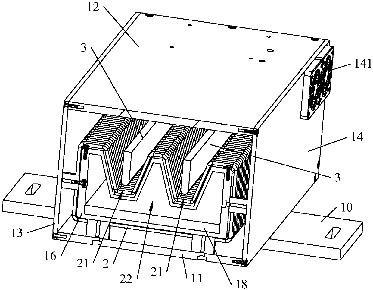 Spring wire electromagnetic heating and annealing device