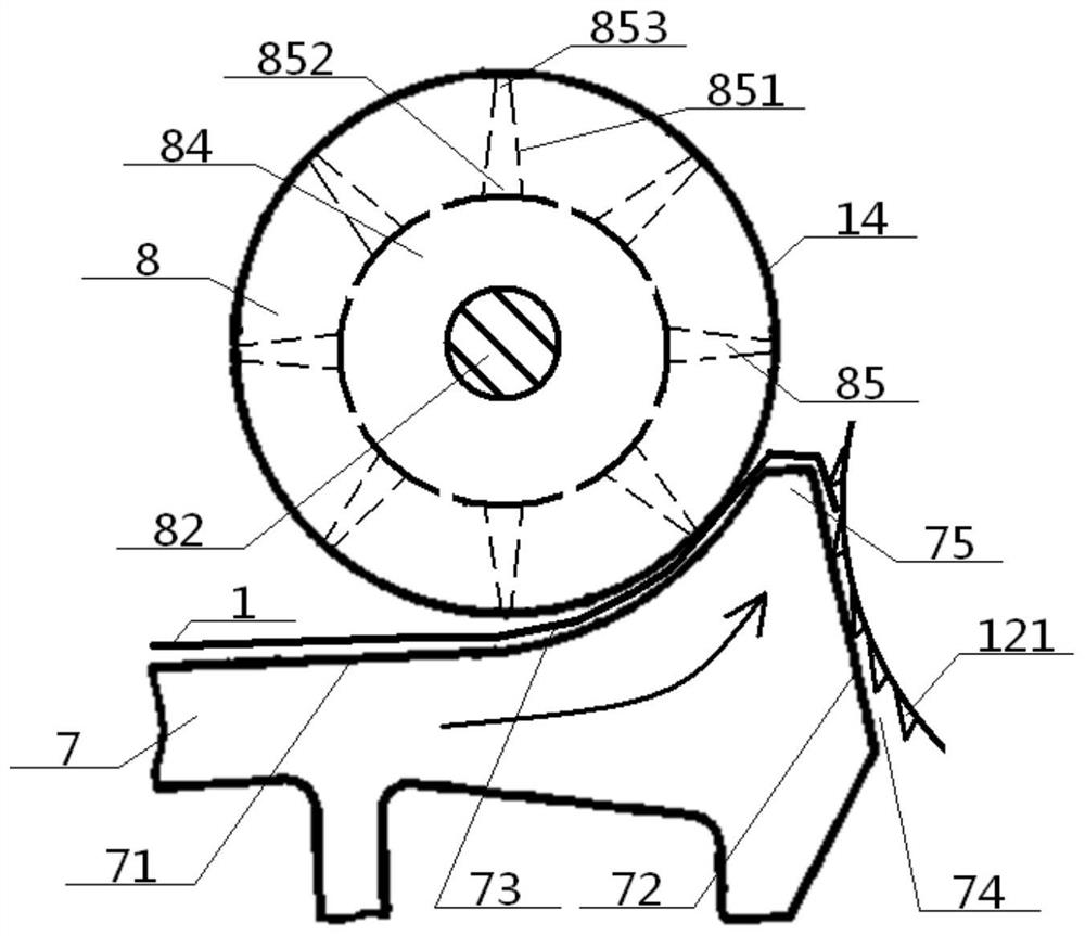 Spinning system and using method of regenerated polyester yarn