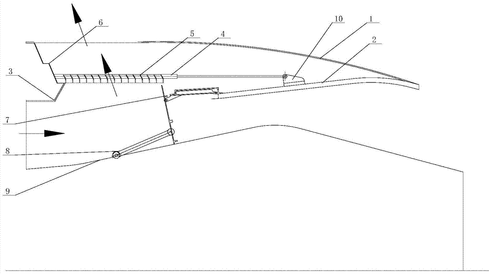 Reverse thrusting device with capacity of adjusting area of spray pipe