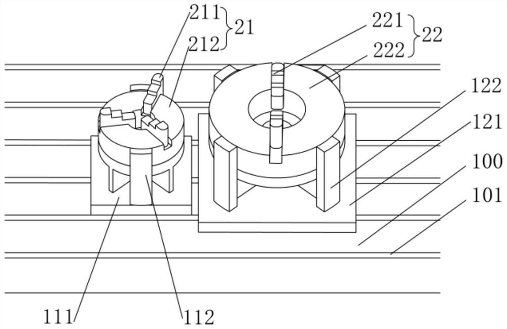 Clamping device for cover of wind power gear box