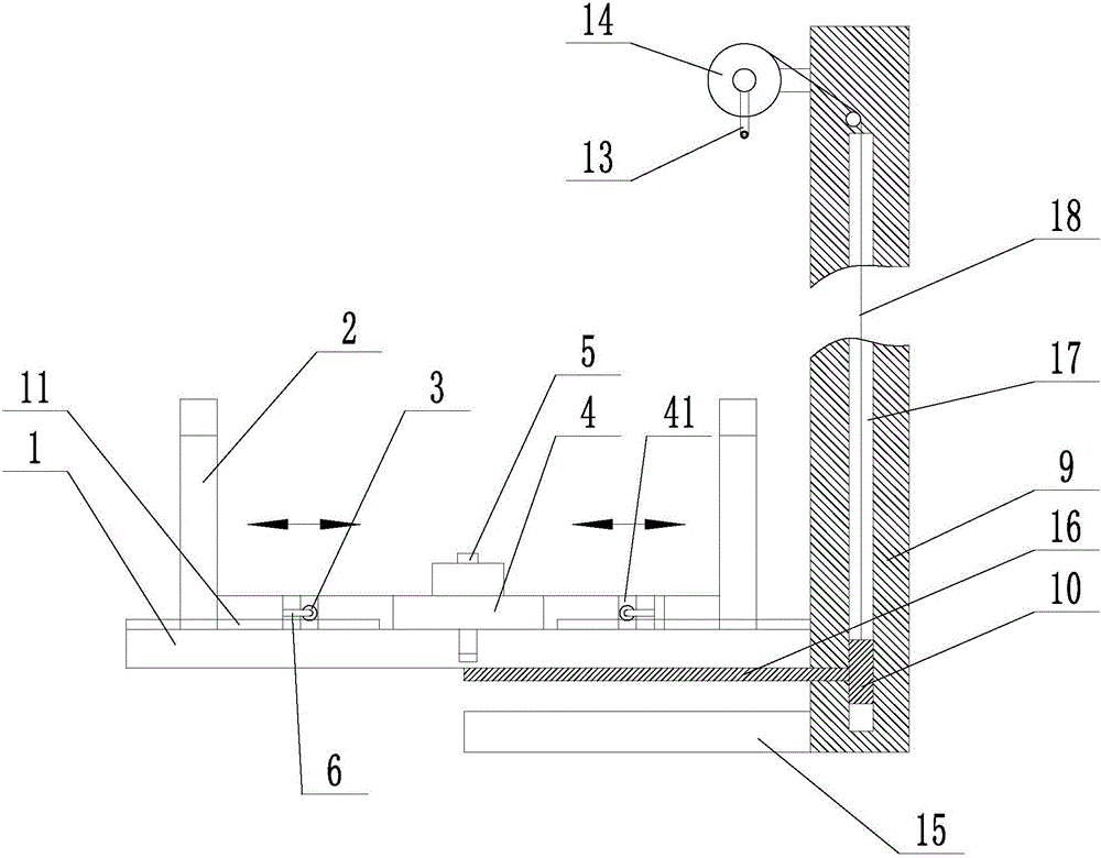 Hoisting type simple and easy auxiliary stocking wearing device