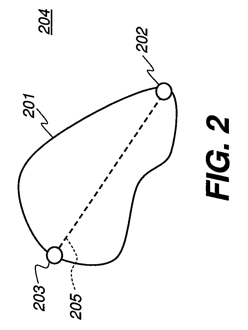 Method for interactively determining a bounding surface for segmenting a lesion in a medical image