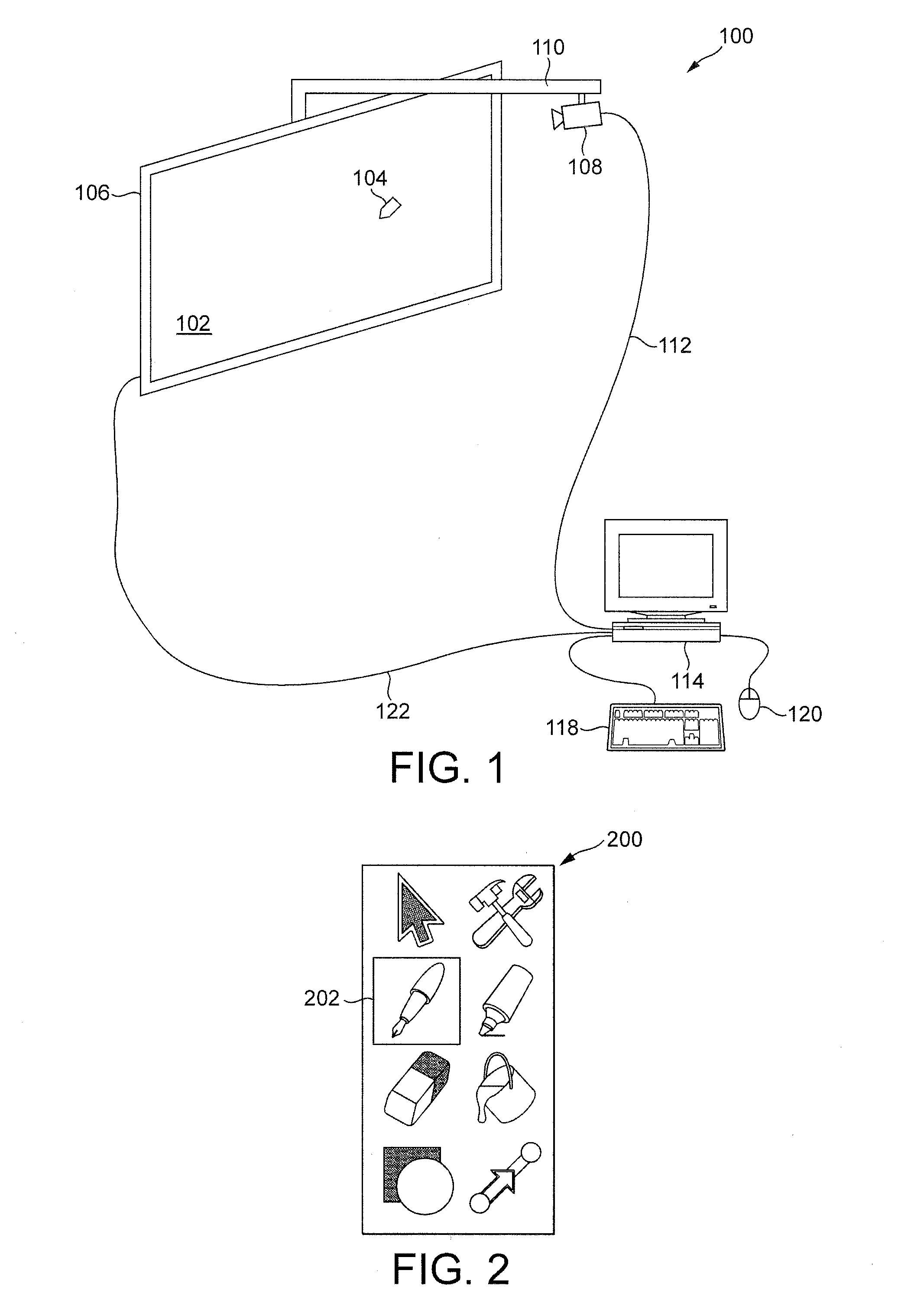 Display with shared control panel for different input sources