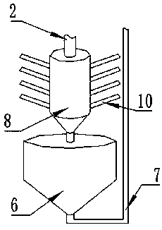 Device for manufacturing purified water from air
