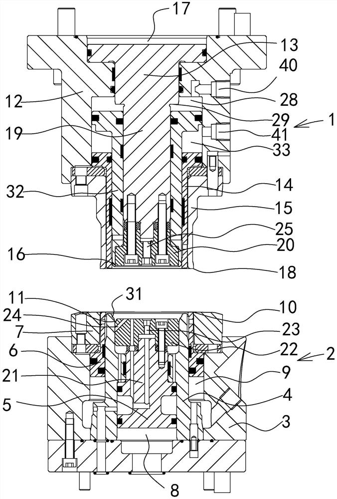 Pressure-resistant stamping mold for basic cover of easy-to-pull cover