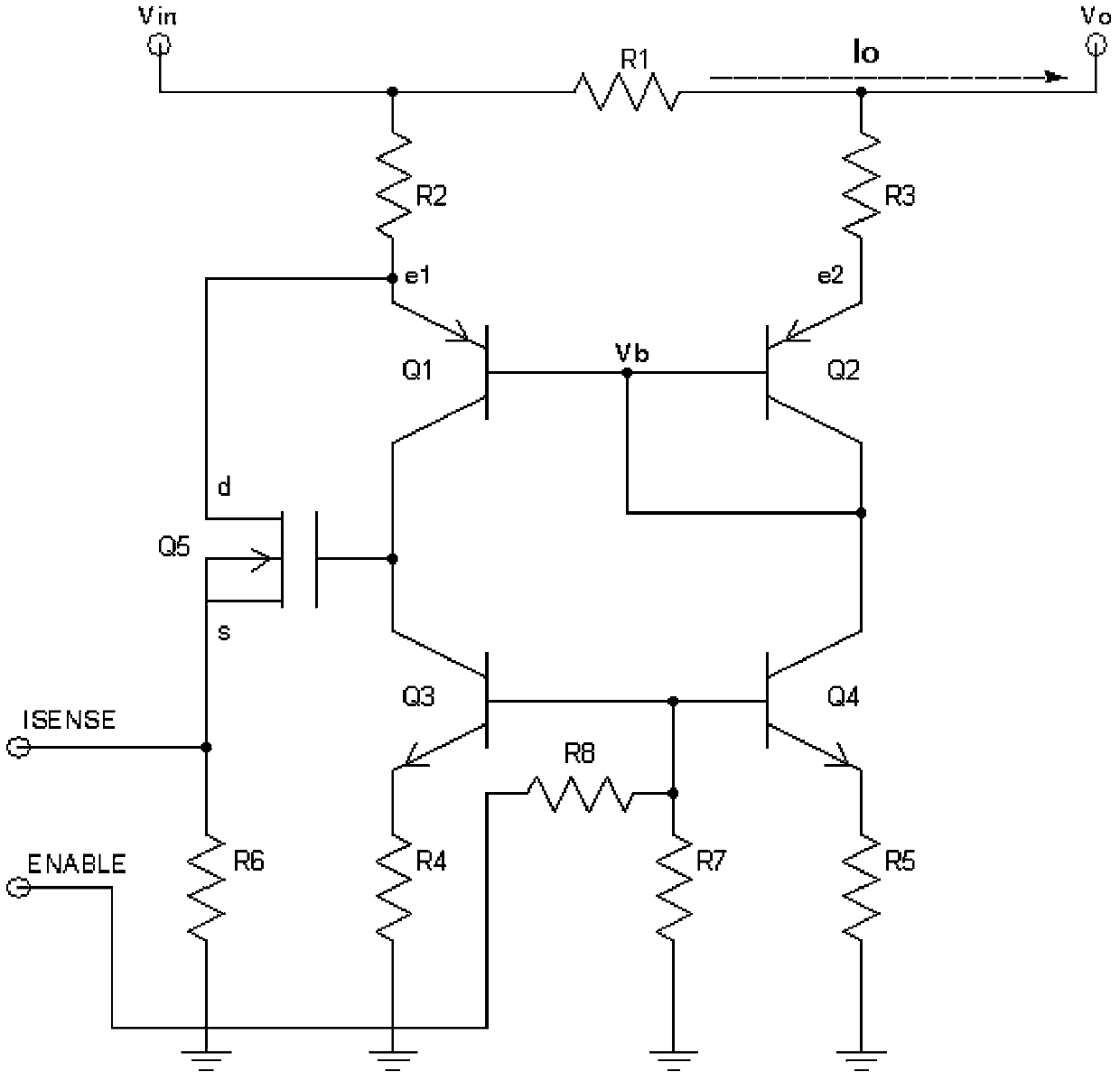 High-precision high-side current detection circuit