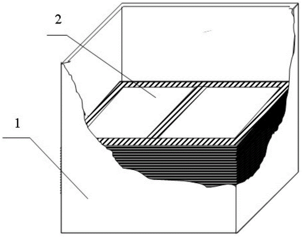 Sampling method and sampling device for millimeter-scale micro-domain soil layer in vertical soil profile