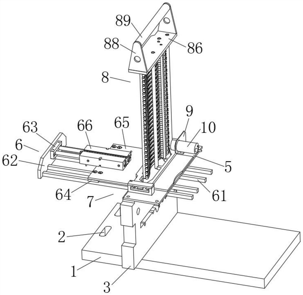 Discharging mechanism for vice jaw grinding device and application method thereof