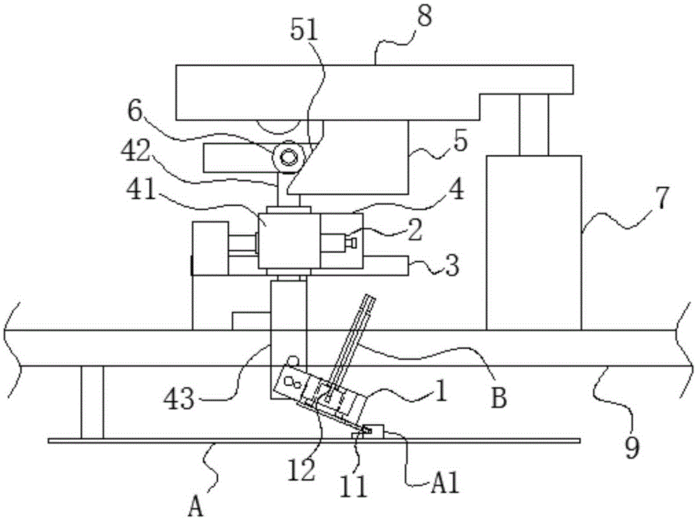 Automatic inserting-drawing mechanism for memory chip of mainboard function testing device