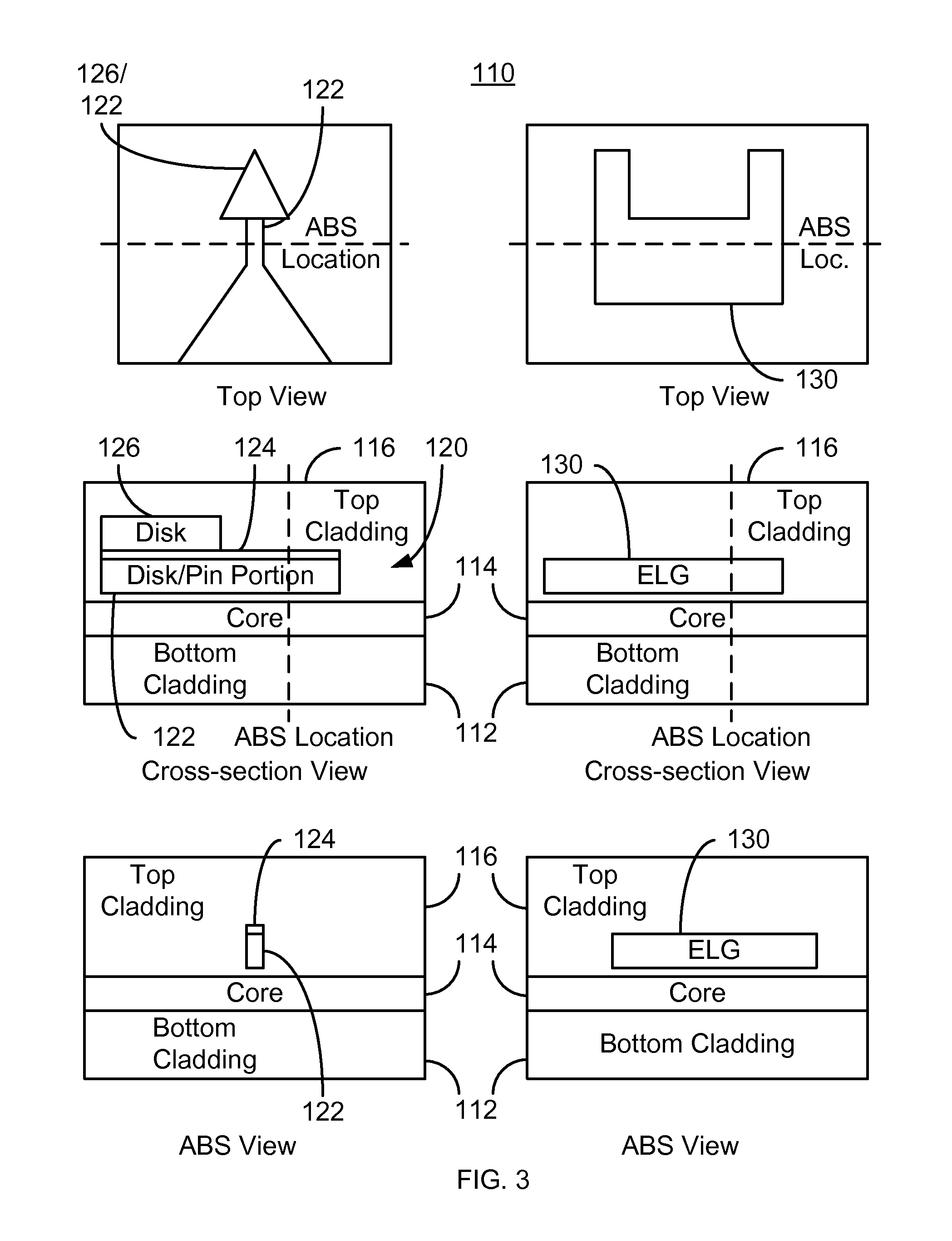 Method for providing an electronic lapping guide corresponding to a near-field transducer of an energy assisted magnetic recording transducer