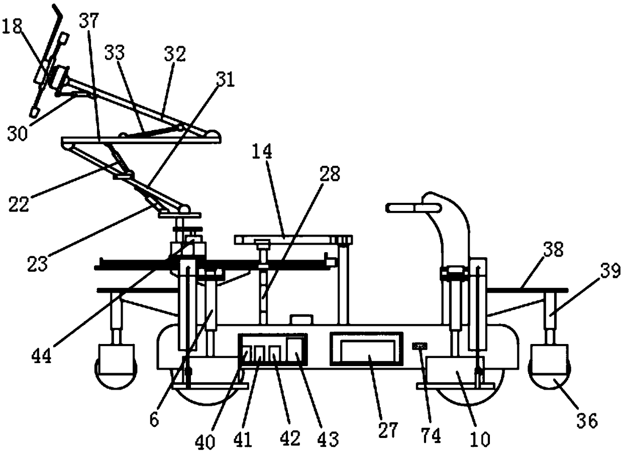 Tunnel lighting lamp maintenance robot and maintenance method