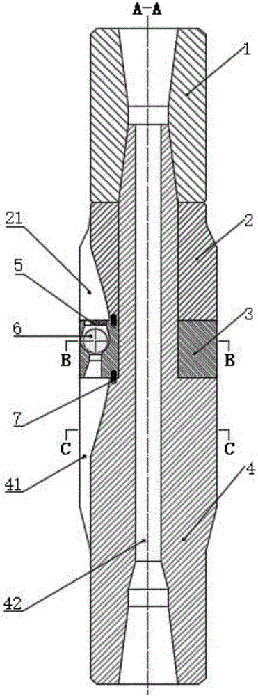 Transient negative pressure unbalanced drilling device and method