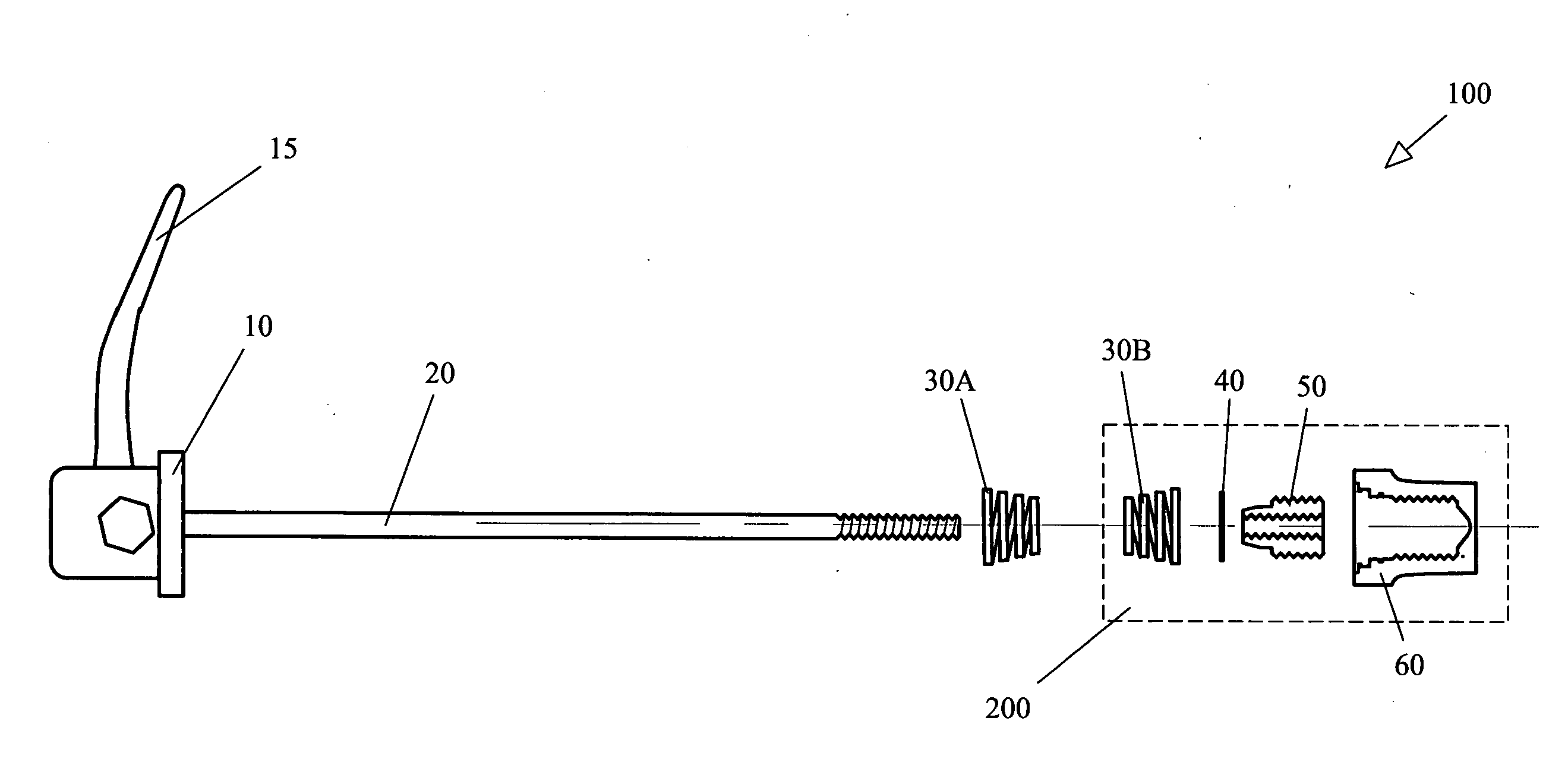 Highly efficient fixed gap bicycle axel skewer and method of use