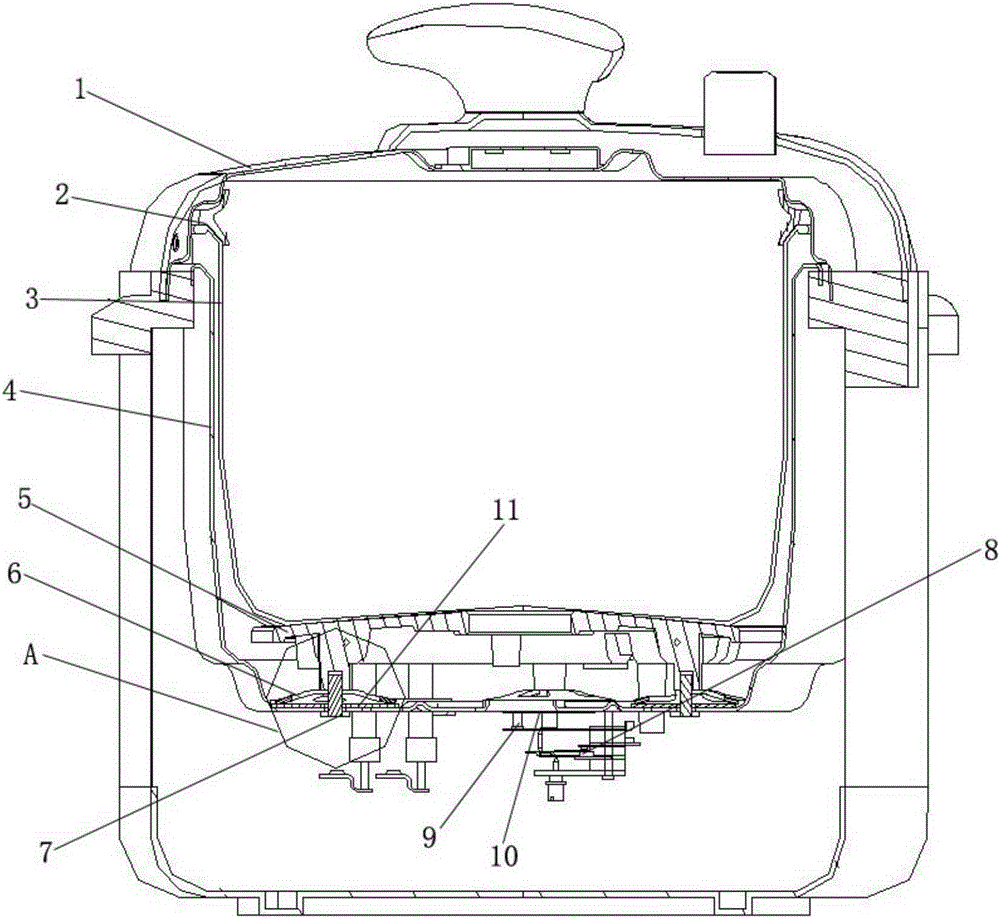 Pressure-control type electric pressure cooker