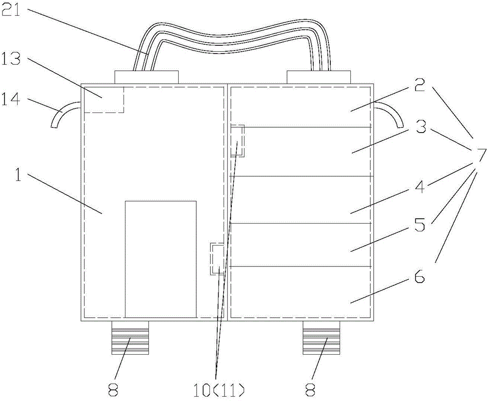 Hyperbaric oxygen cabin applicable to different carriers and transferring device