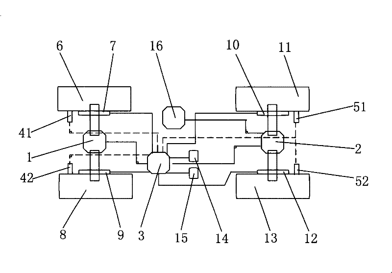 Antiskid control system and method for mixed power automobile