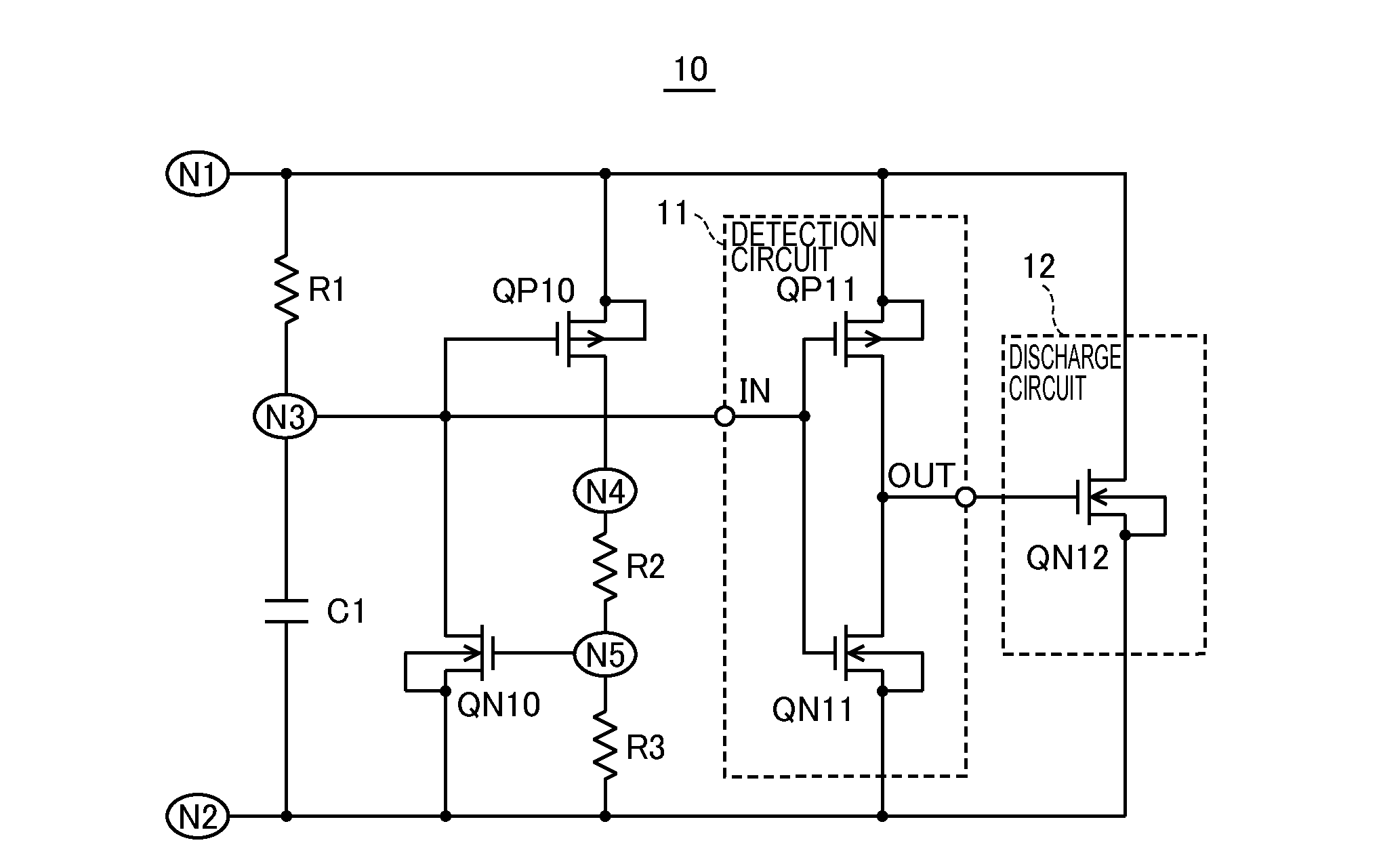 Electrostatic protection circuit and semiconductor integrated circuit apparatus