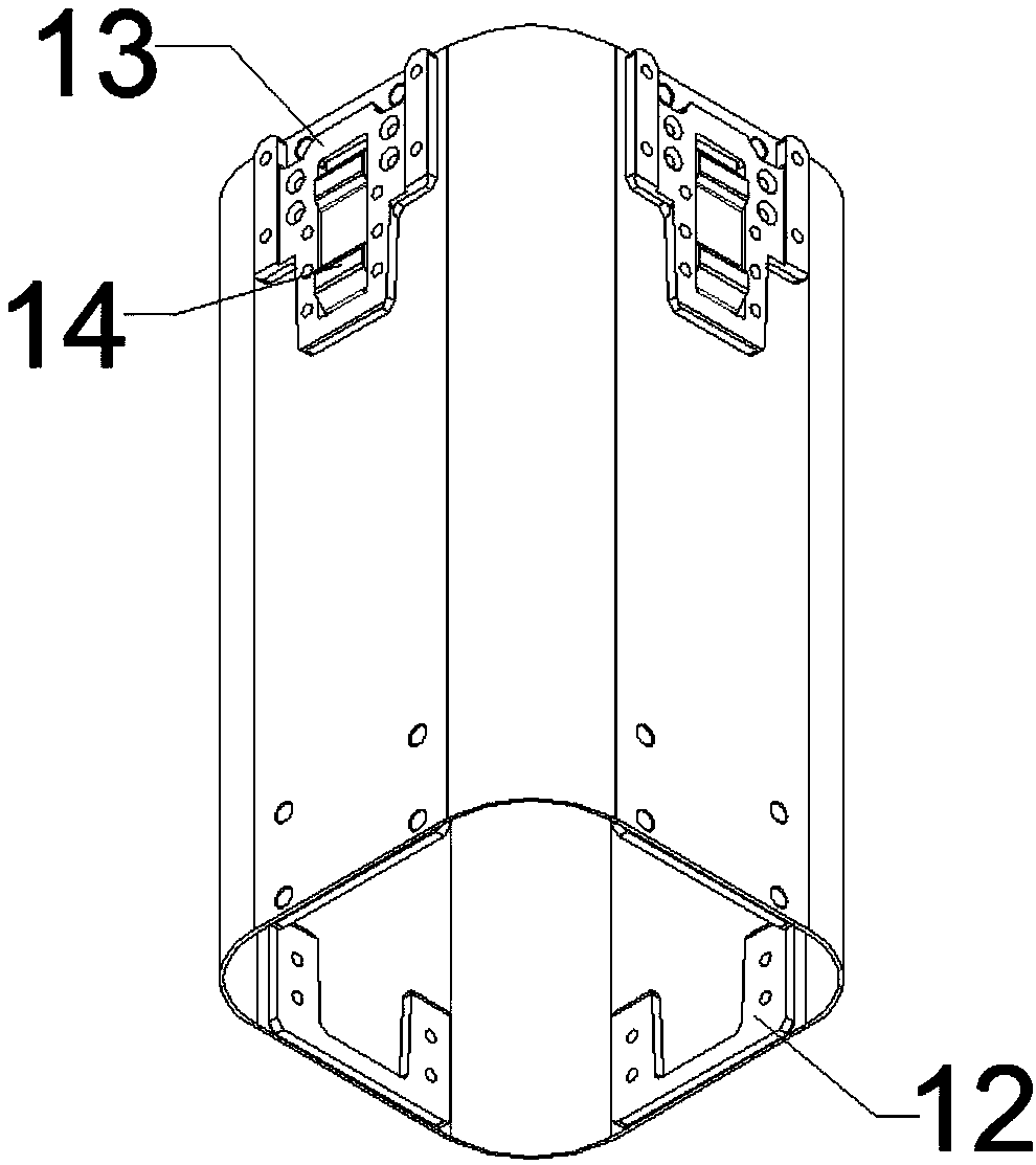 Multi-stage sleeve type lifting mechanism for robot