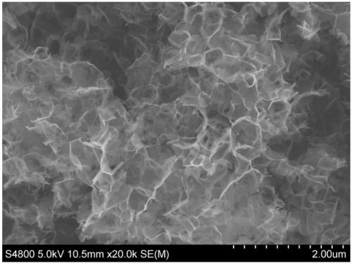 A kind of network graphene nanomaterial and its preparation method and application