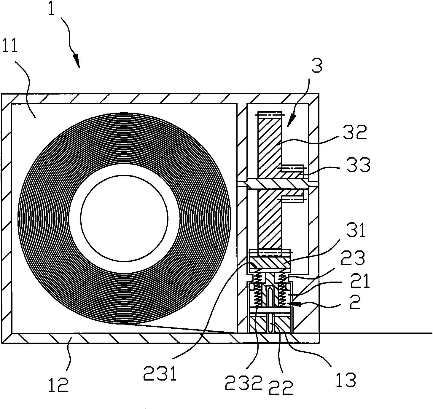 Preservative film cutting device