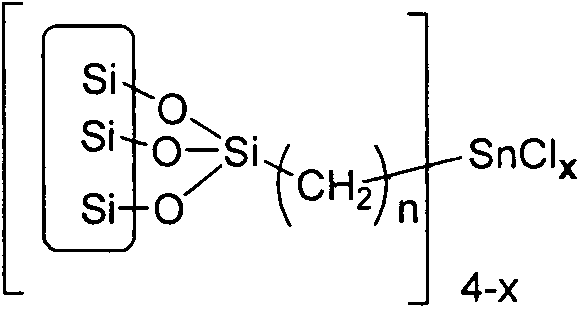 Silicon oxide-immobilized organic tin catalyst for transesterification of dimethyl carbonate and phenol ester, and preparation method thereof