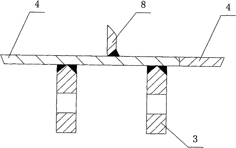 Operation method for water leakage repair of converter support ring