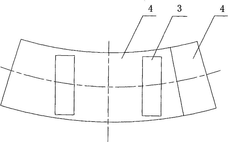 Operation method for water leakage repair of converter support ring