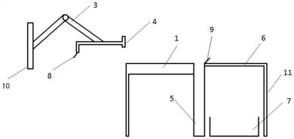 A planar target unbinding device and method