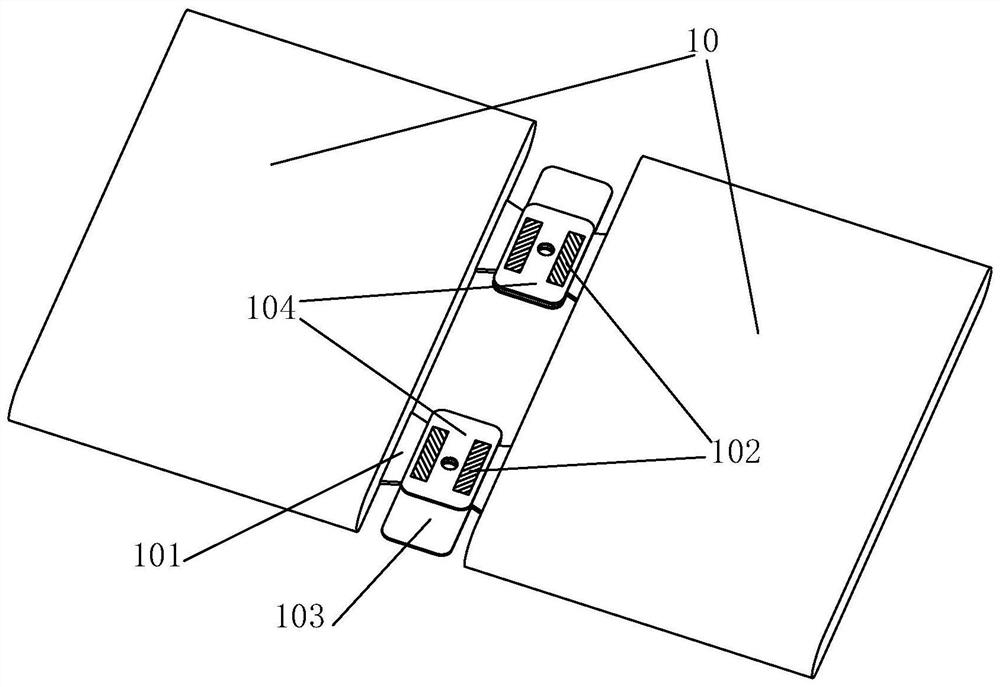 A Lithium battery combined core film driving device