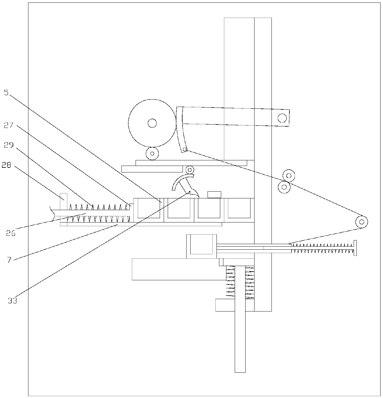 Automatic continuous feeding device