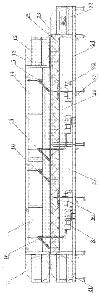 Double-layer steel belt cooling device